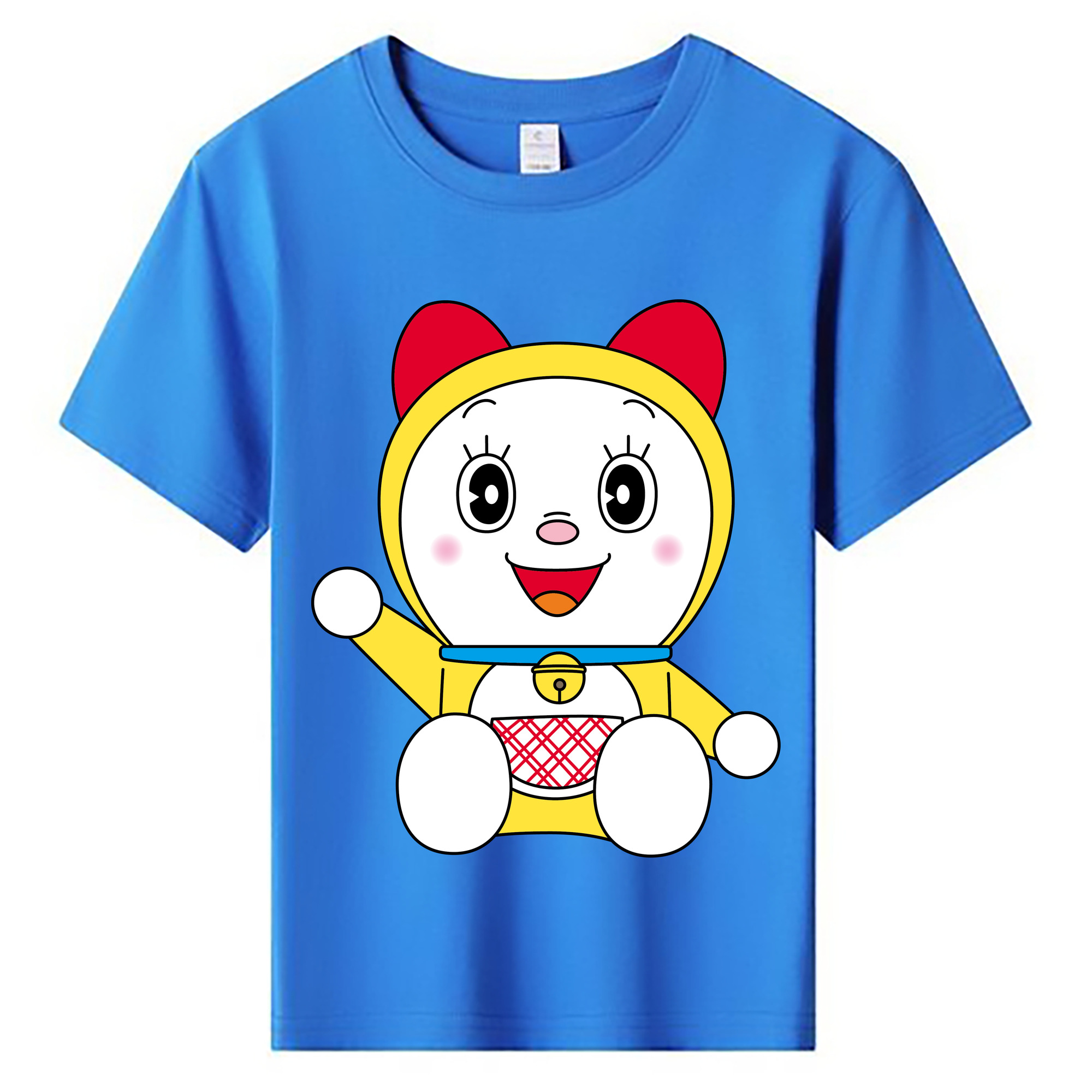 （画像用） ドラえもん ドラミ Doraemon Dorami 綿100％キッズTシャツ（フロントプリント）